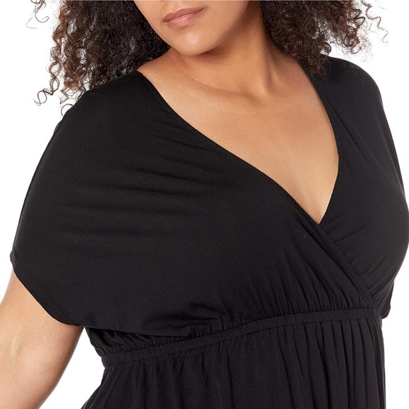 Amazon Essentials Women's Surplice Dress - Picture 2 of 4